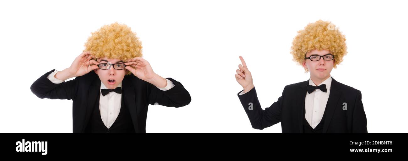 Stunning Man With Wig Design Photography Stunning Man With Wig Design Photography