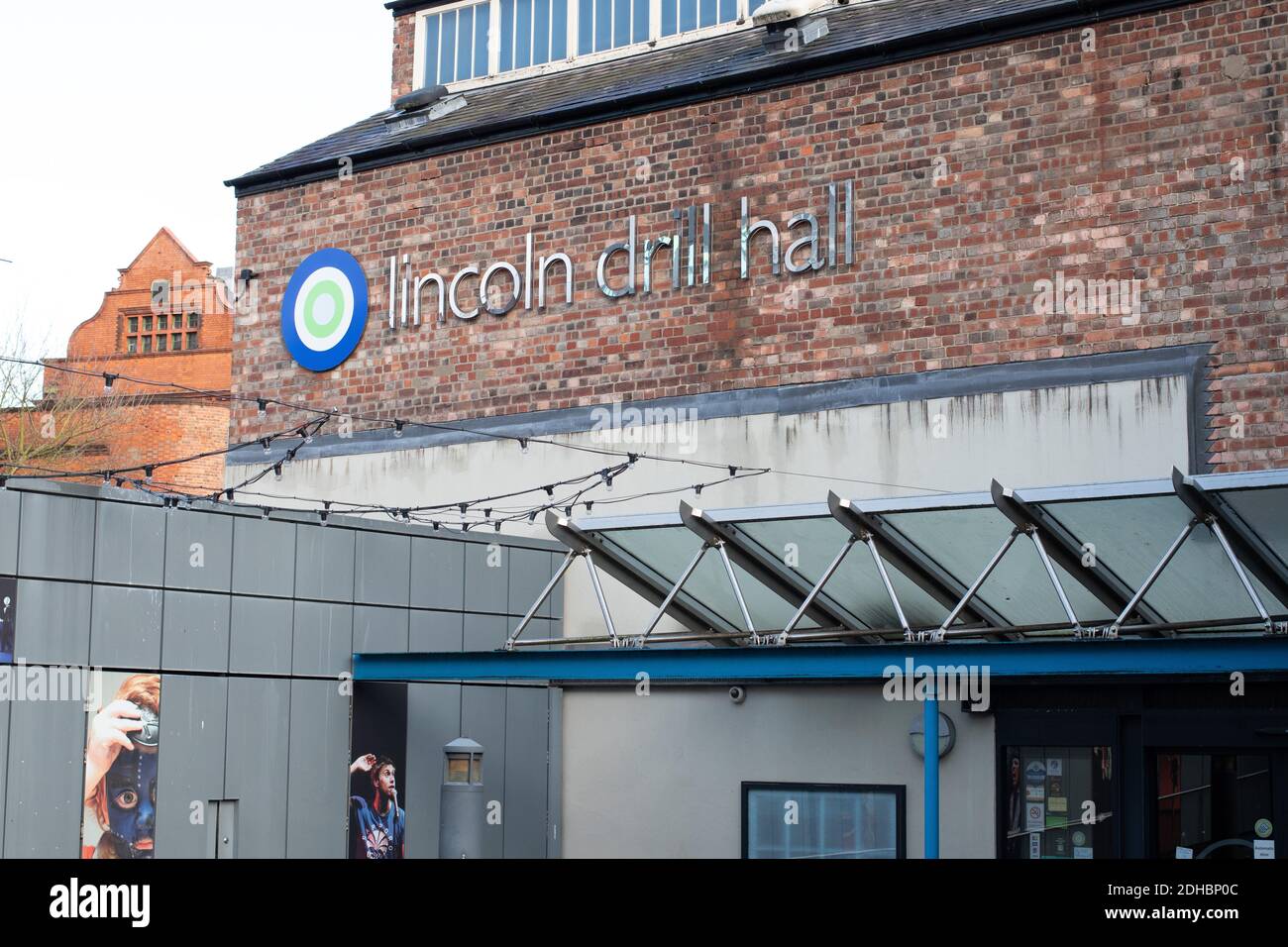 The Drill Hall Lincoln. A music and entertainment venue has a long
