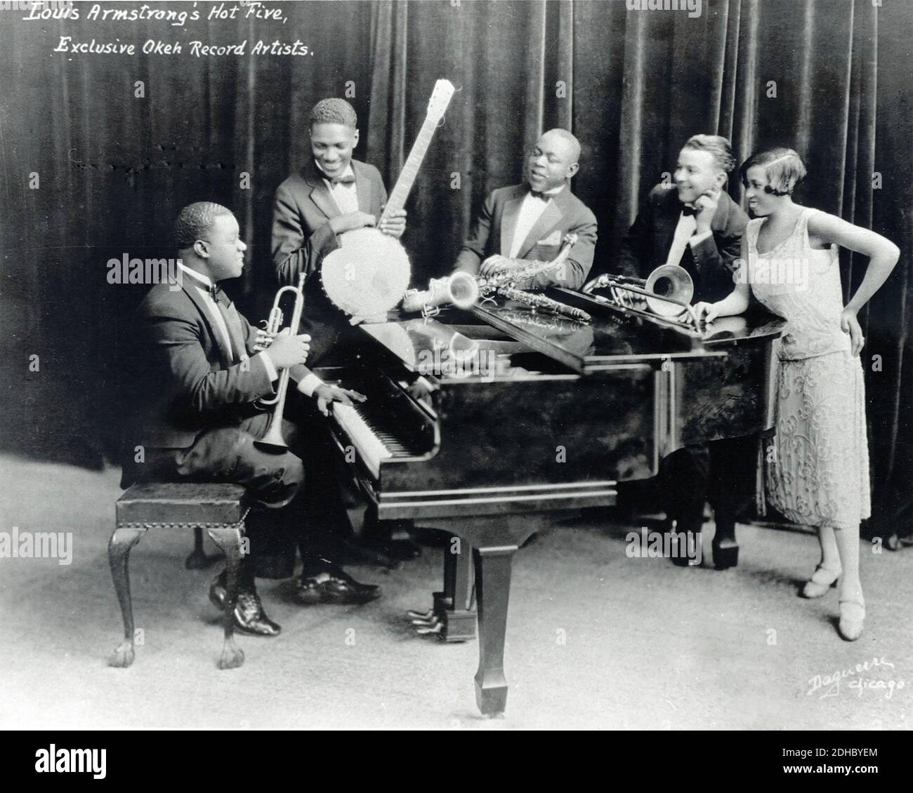 Louis armstrong band hot five hi-res stock photography and images - Alamy