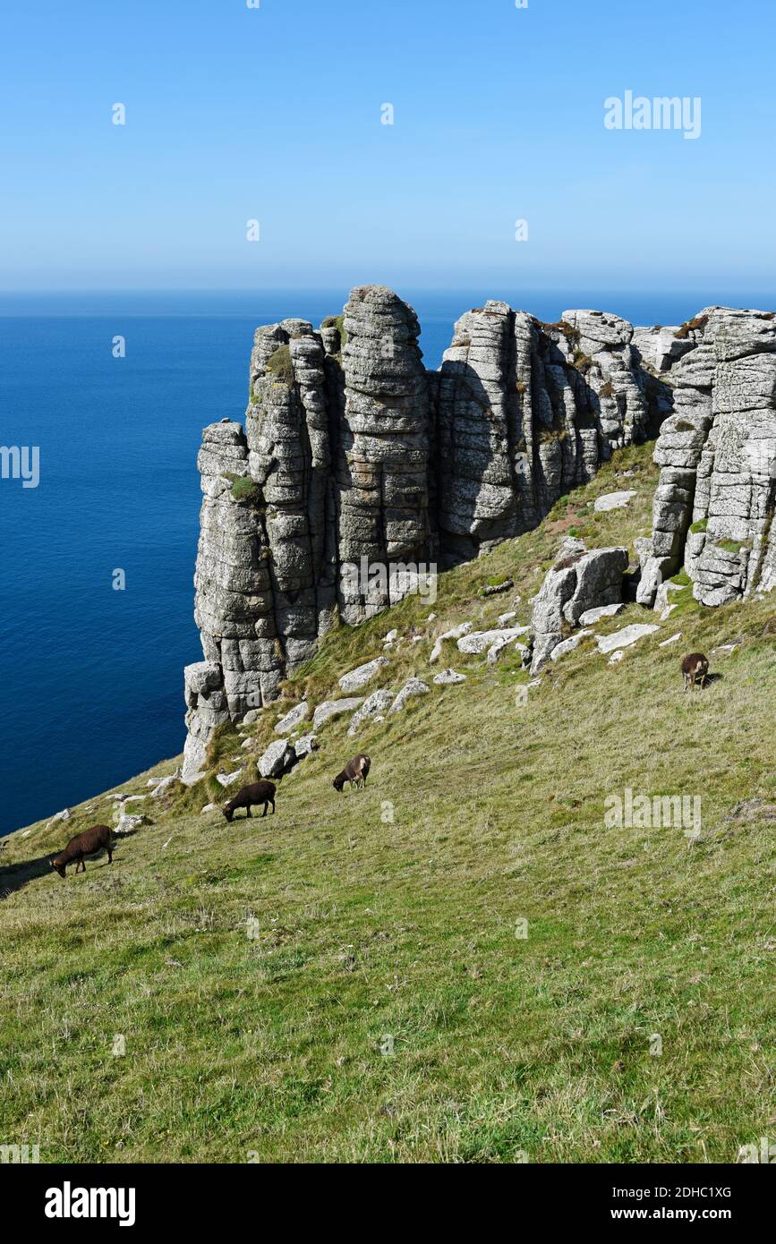 Lundy Island, North Devon, England Stock Photo Alamy