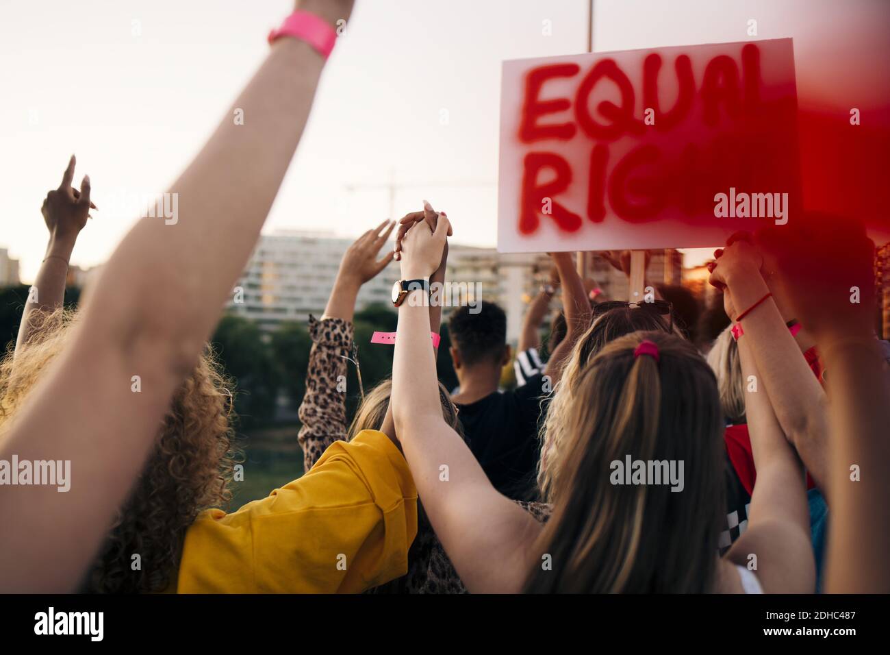 Human rights activist protesting hi res stock photography and images