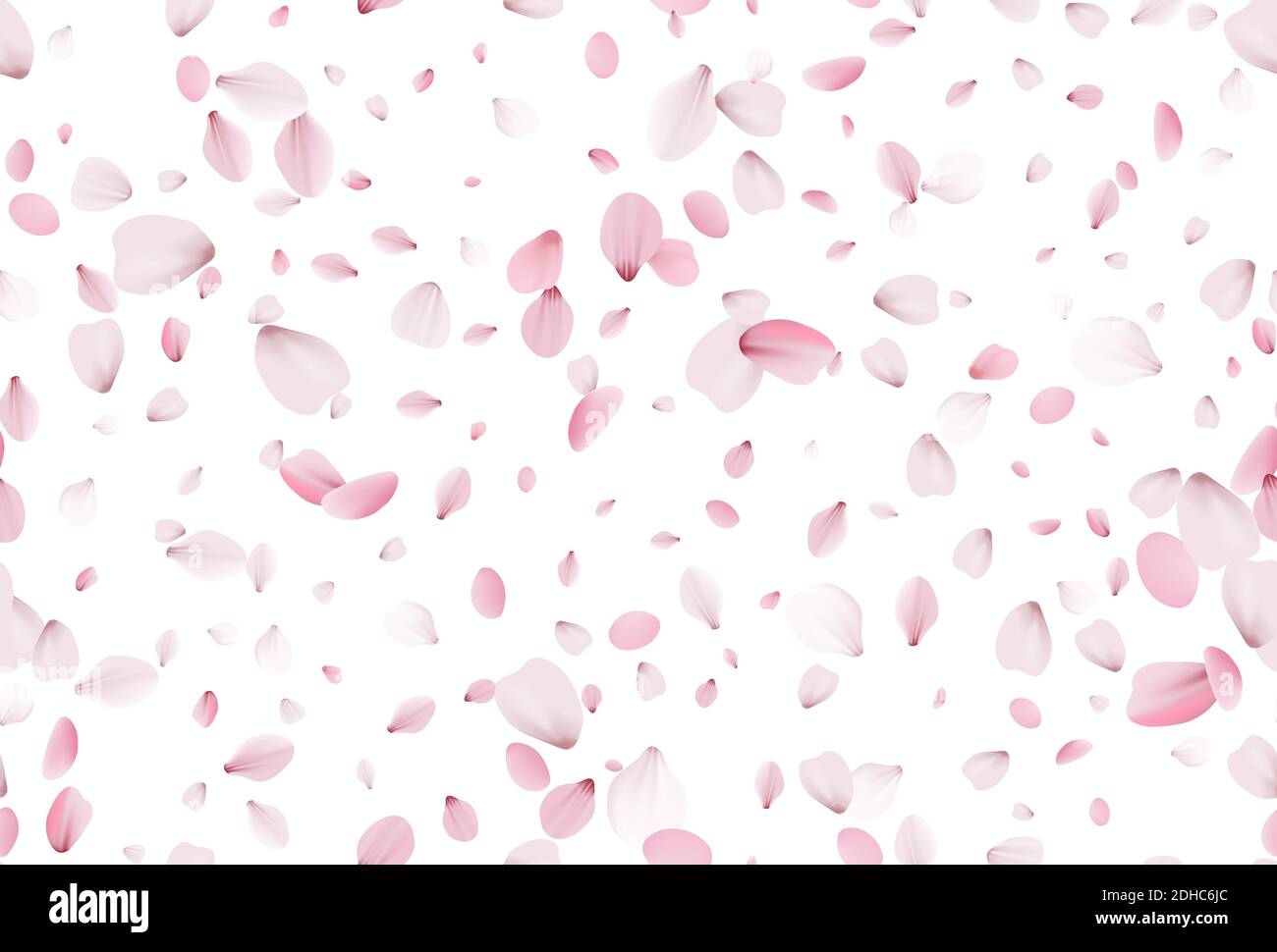 Illustration, rose falling petals hi-res stock photography and images ...