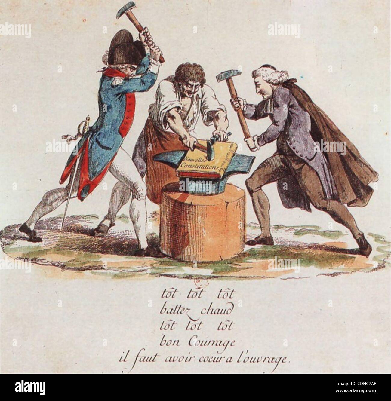 La Constitution de 1791 Stock Photo - Alamy