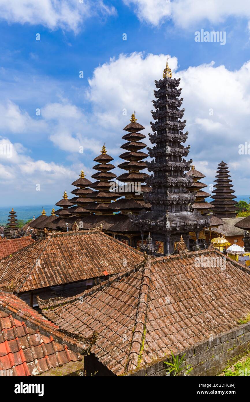 Pura Besakih temple - Bali Island Indonesia Stock Photo