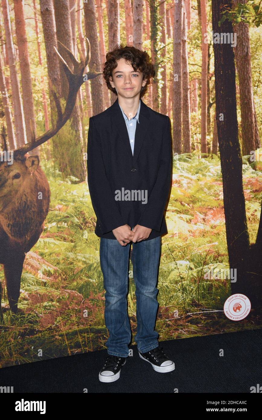 Jean Scandel attending the premiere of the movie 'L'ecole buissonniere