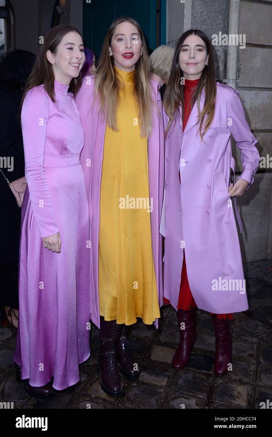 The Haim Sisters Attend the Louis Vuitton Show at Paris Fashion