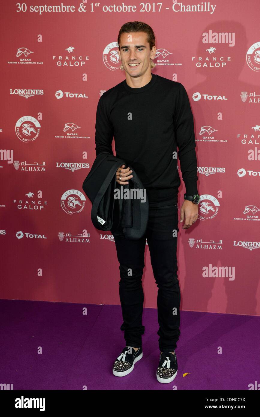 French Football Player Antoine Griezmann Attends Qatar Prix De L Arc De Triomphe At Hippodrome Of Chantilly North Of Paris France On October 1st 17 Photo By Ammar Abd Rabbo Abacapress Com Stock Photo