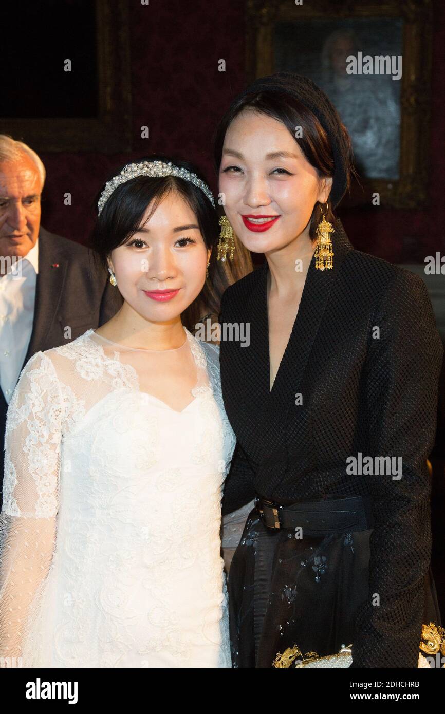 Ying Xiong's daughter and designer Ying Xiong at Select Fashion Awards au Musée Jacquemart-Andre during Spring/Summer 2018 ready to wear collection in Paris, France, October 01 2017. Photo by Nasser Berzane/ABACAPRESS.COM Stock Photo