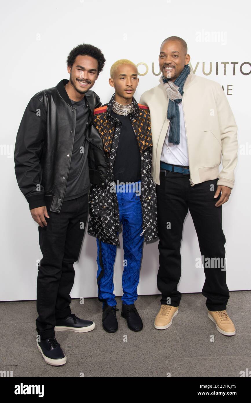 Jaden Smith, Will Smith attending the Opening Of The Louis Vuitton Boutique  as part of the Paris Fashion Week Womenswear Spring/Summer 2018 in Paris,  France, on October 2, 2017. Photo by Alban