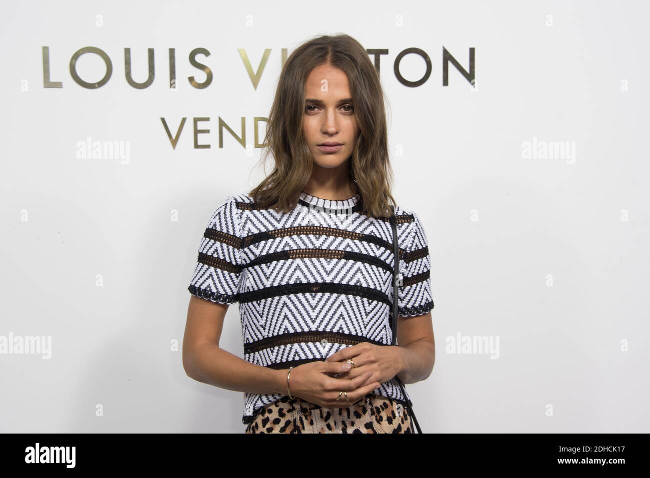 Alicia Vikander attending the Louis Vuitton 2018 Spring Summer