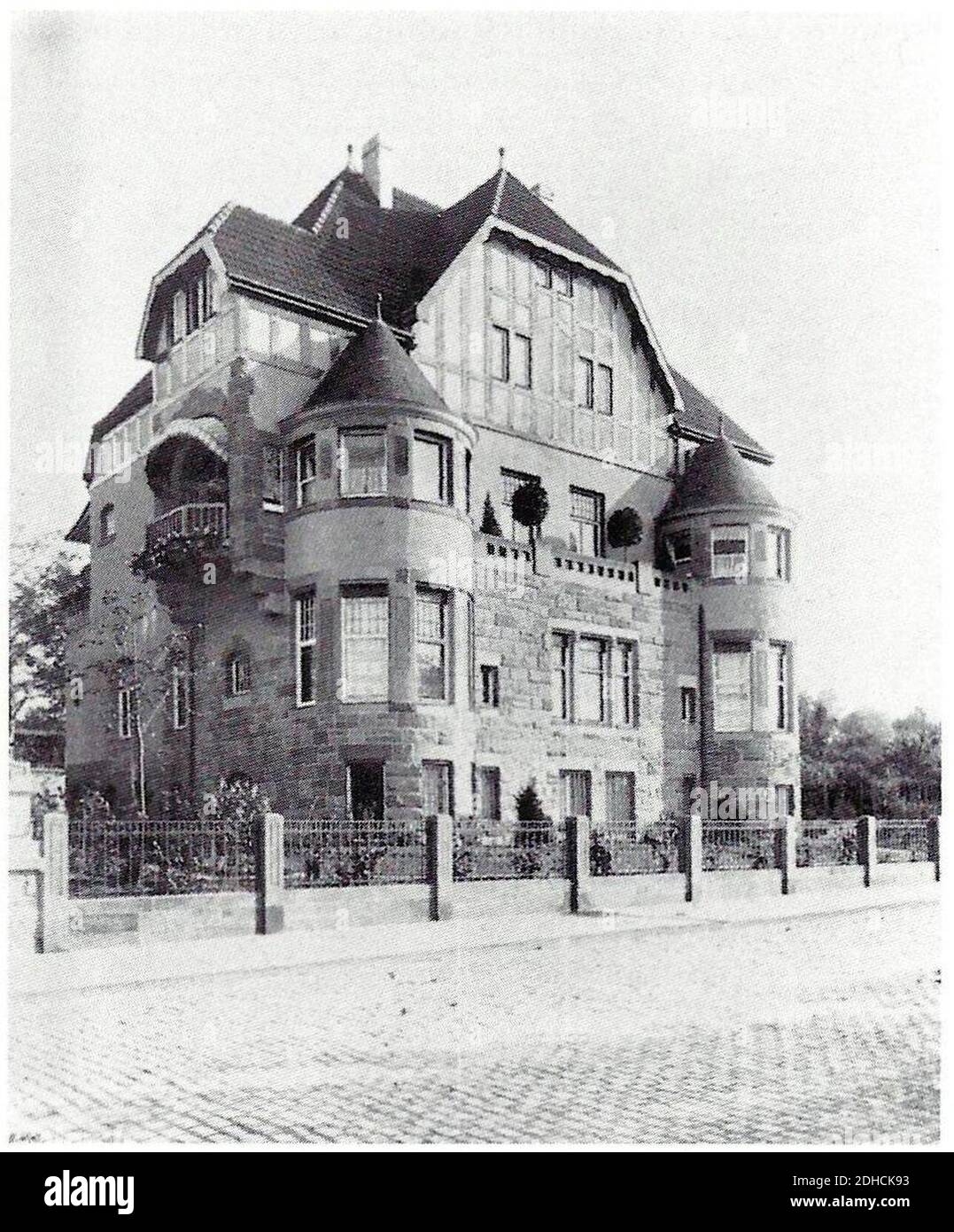 Köln-Marienburg Bayenthalgürtel 7 1908 Straßenfront. Stock Photo