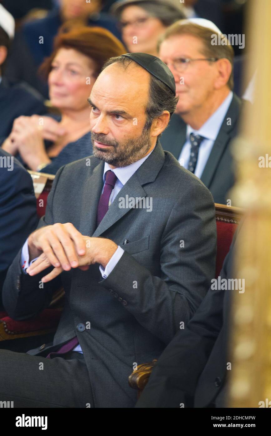 The prime minister of France Edouard Philippe is celebrating the new ...