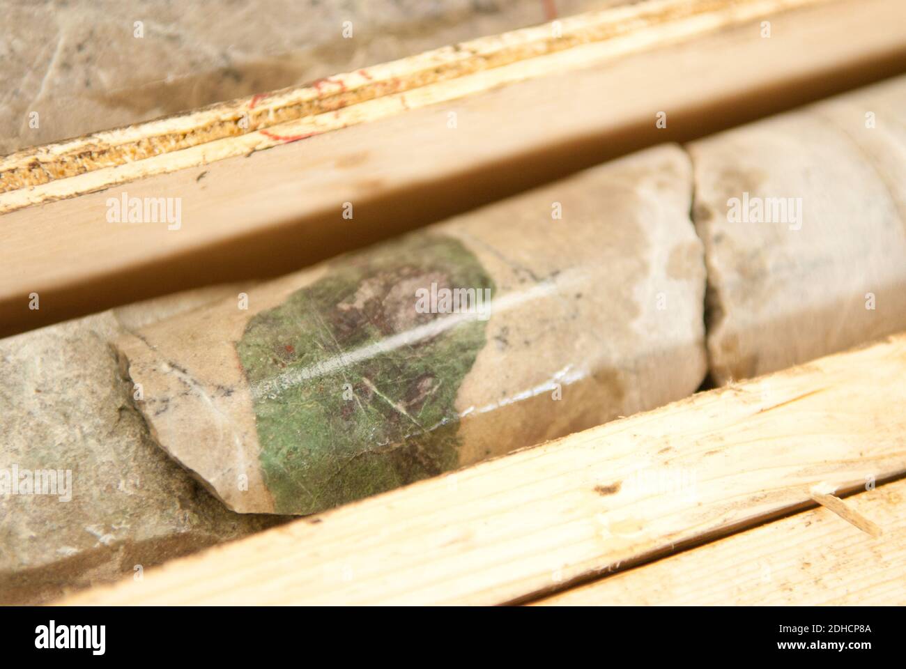 mining core samples from test drilling rigs Stock Photo Alamy