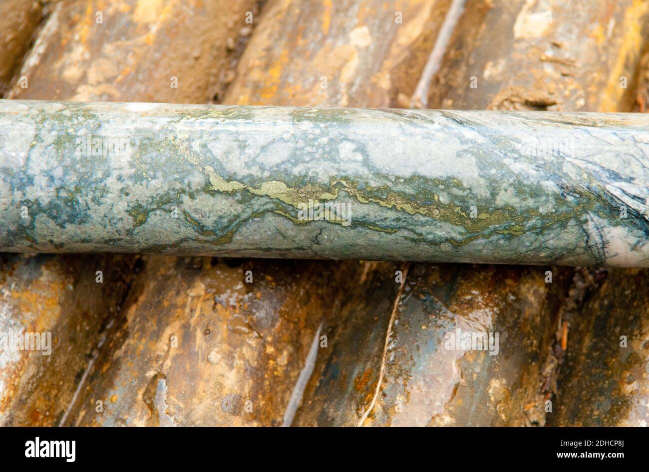 Copper gold drill core hires stock photography and images Alamy