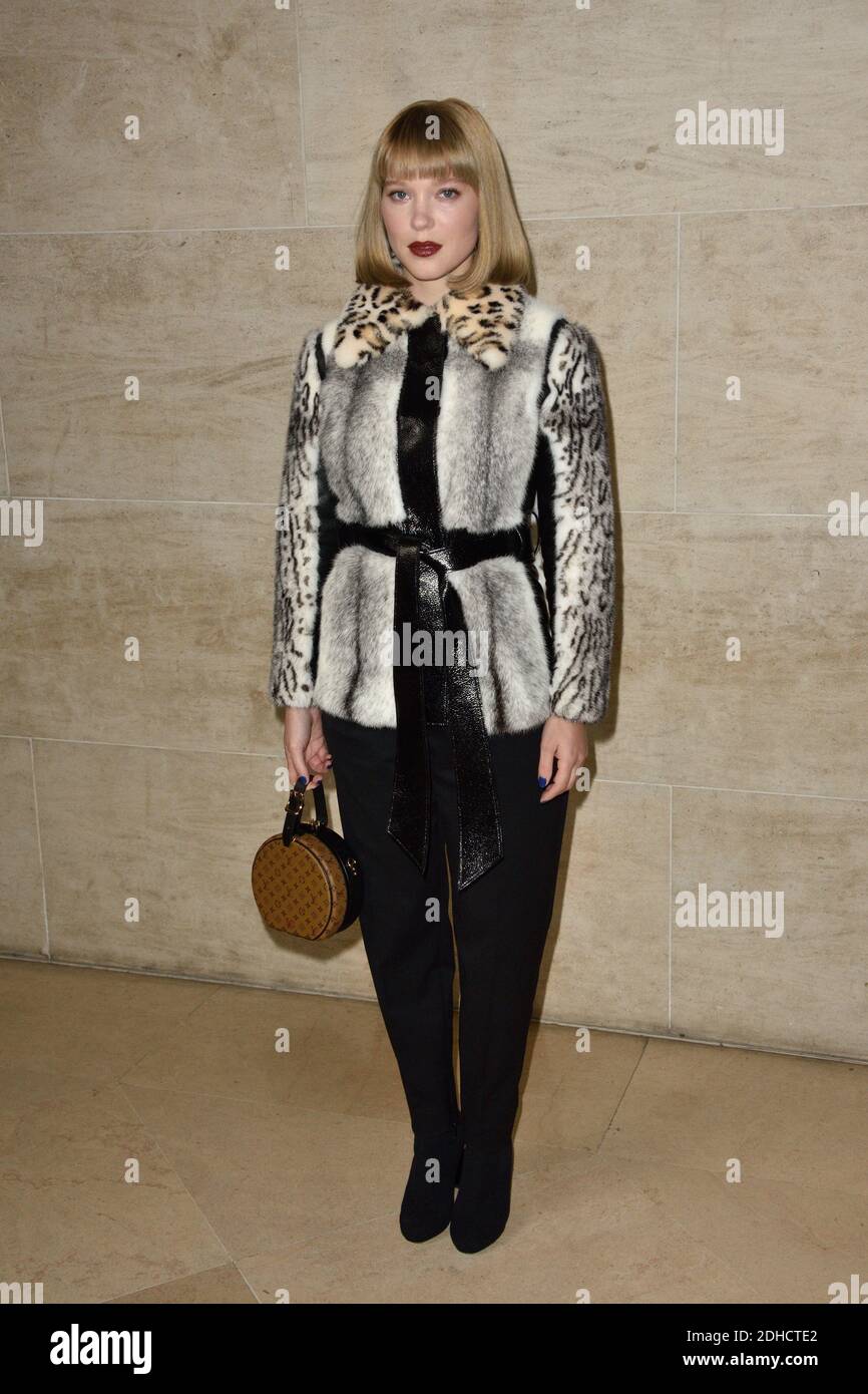 French actress Lea Seydoux attends the Louis Vuitton (LV) Fashion Show  during the Paris Fashion Week Fall/Winter 2017 in Paris, France, 7 March  2017 Stock Photo - Alamy