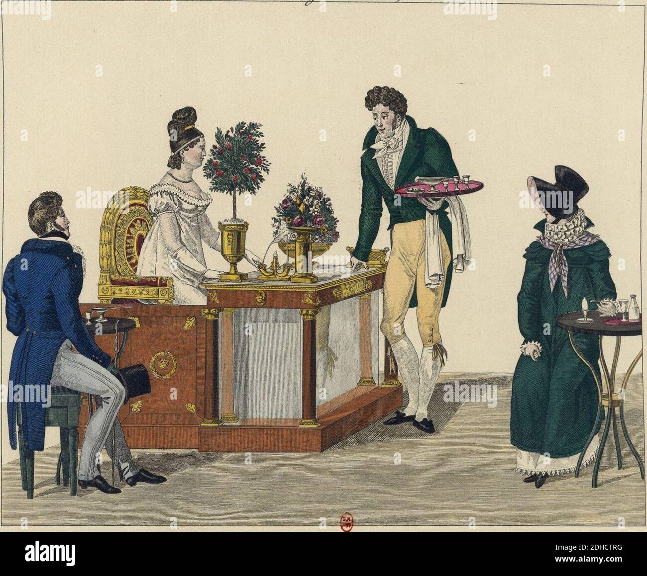 La Belle Limonadière Planche N°98 de l'Album du Bon Genre Paris