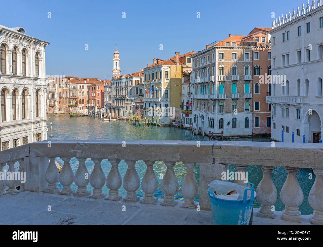Houses at Grand Canal Venice View From Rialto Bridge Stock Photo - Alamy