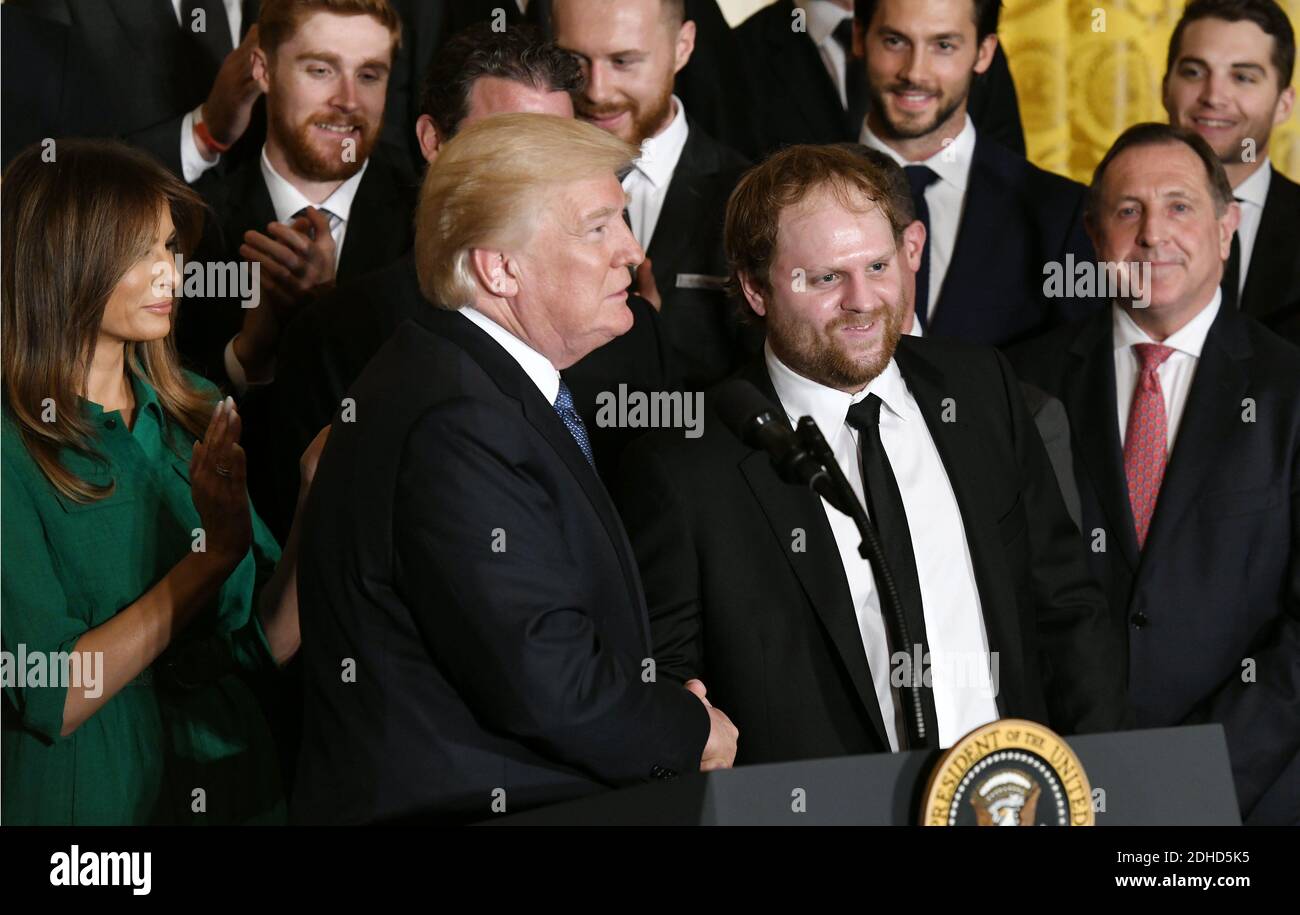Stanley Cup champion Pittsburgh Penguins visit Trump at White