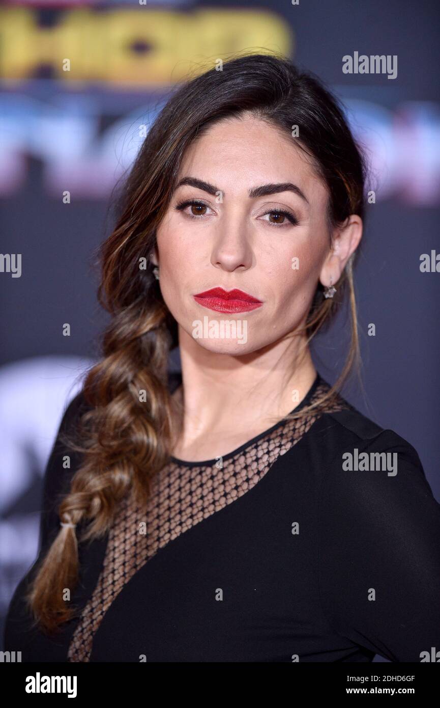 Natalia Cordova-Buckley attends the premiere of Disney and Marvel's