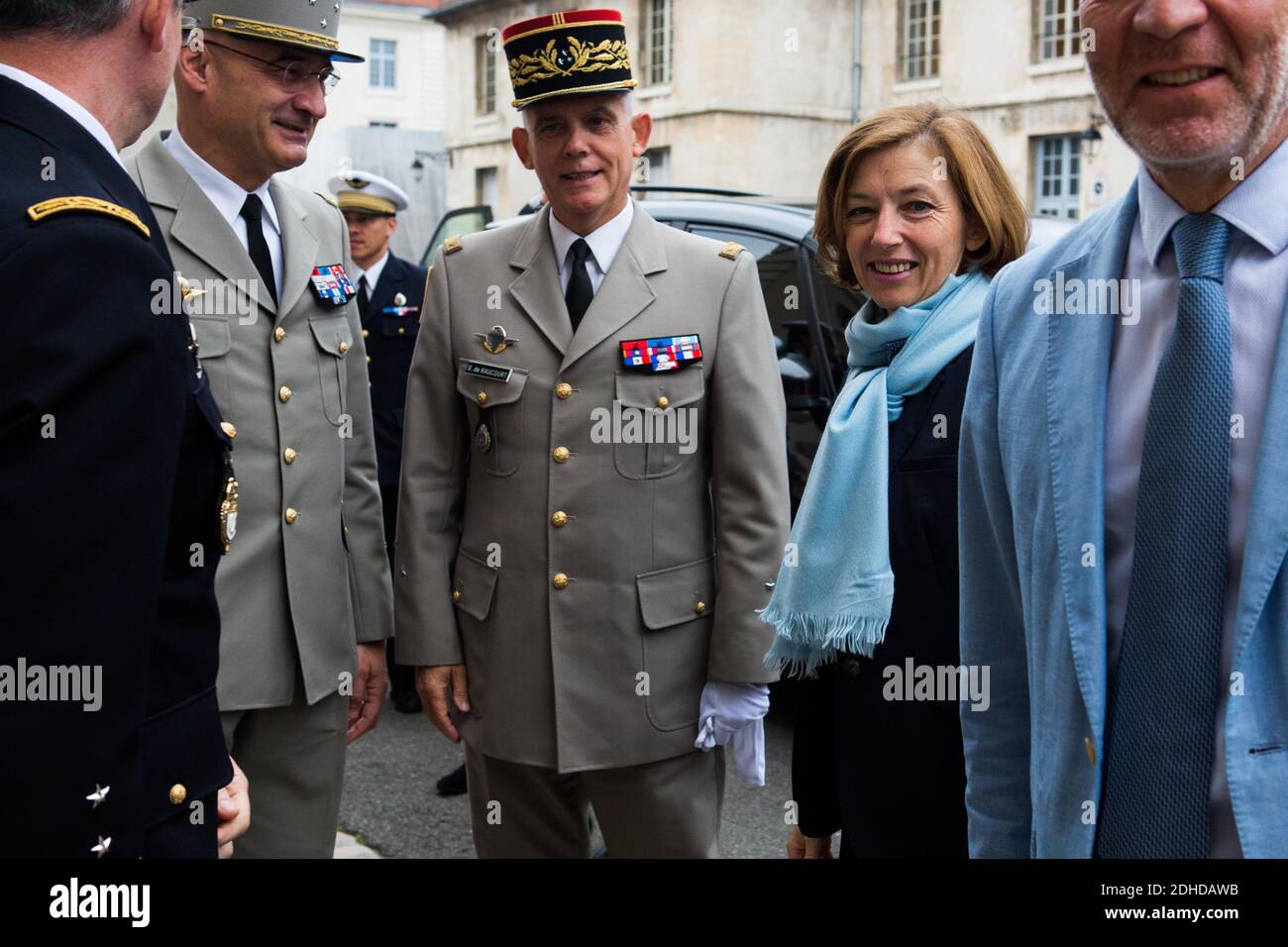 French Army minister Florence Parly on National day of the reservist at ...