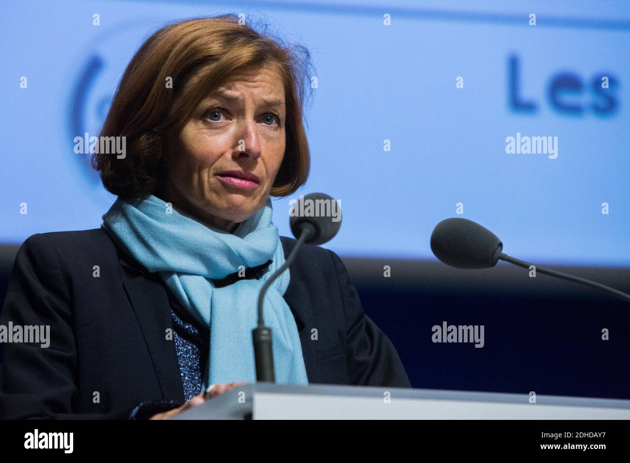 French Army minister Florence Parly on National day of the reservist at ...
