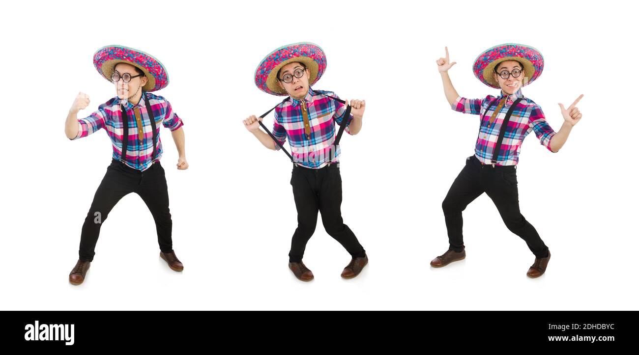 Angry mexican man in sombrero hi-res stock photography and images