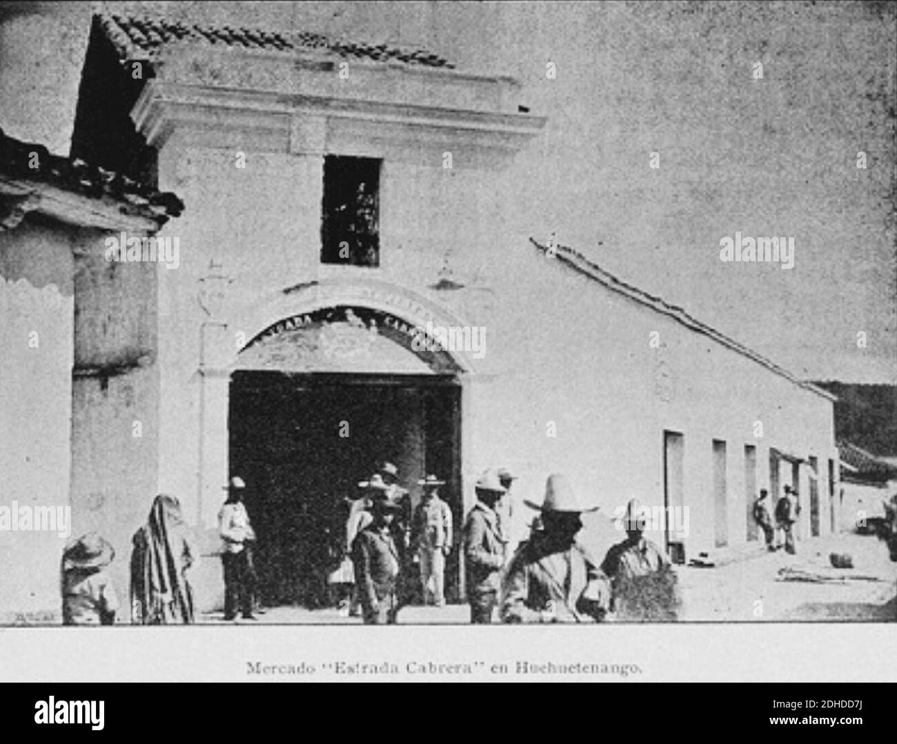 La Locomotora 1906 mercado Huehuetenango. Stock Photo