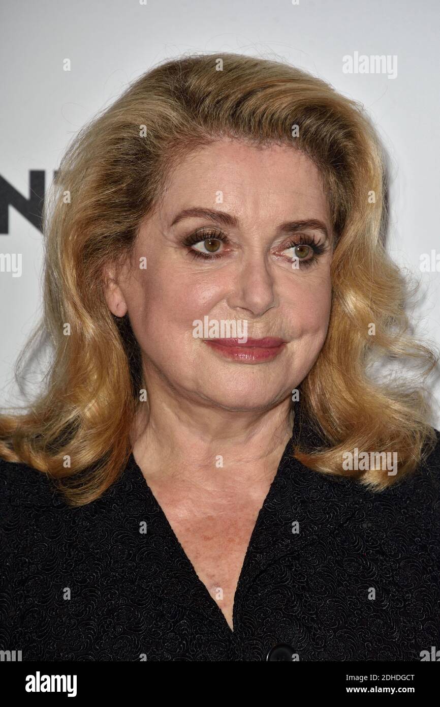 Catherine Deneuve attends the premiere for the film All That Divides Us
