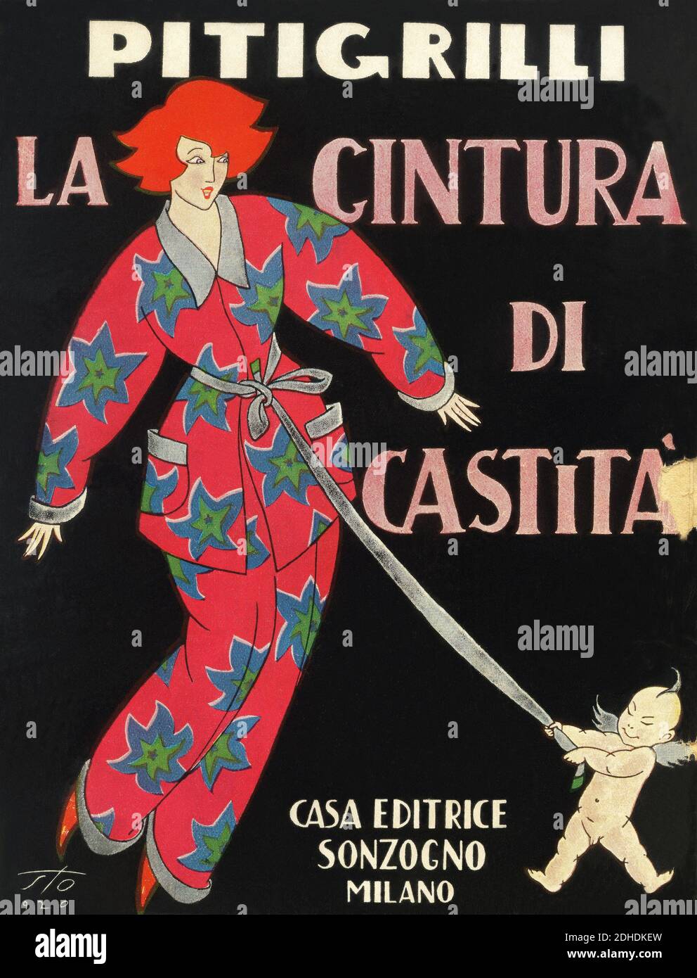 1920 : the italian writer PITIGRILLI ( born Dino Segre , 1893 -1975 ) , the  scandalous novels recollection " La cintura di castità " ( Casa editrice  Sonzogno , Milano ) ,