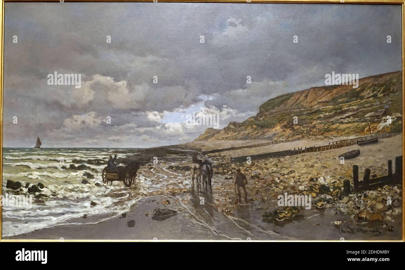 クロード・モネ、La Pointe de la Heve at Low Tide File:Claude Monet