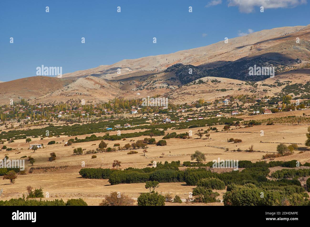 Denizli Province, rural landscape Stock Photo