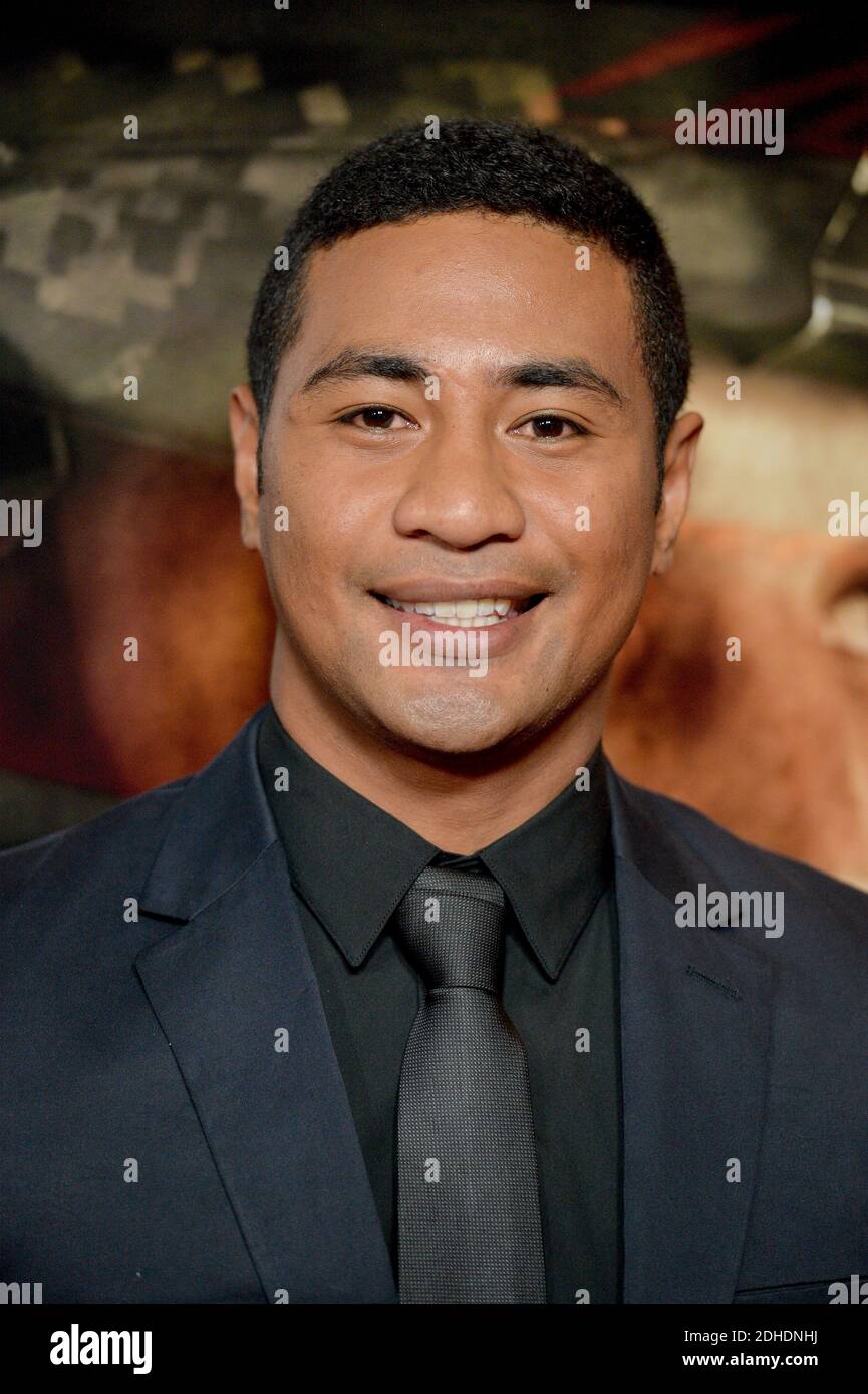 Beulah Koale attends the Thank You for Your Service Premiere at the ...