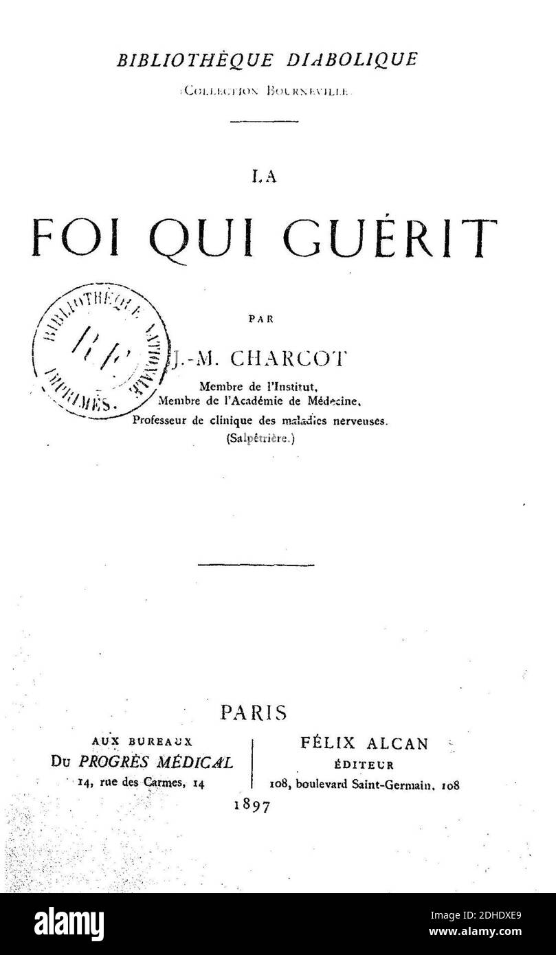 La Foi qui guérit Stock Photo Alamy