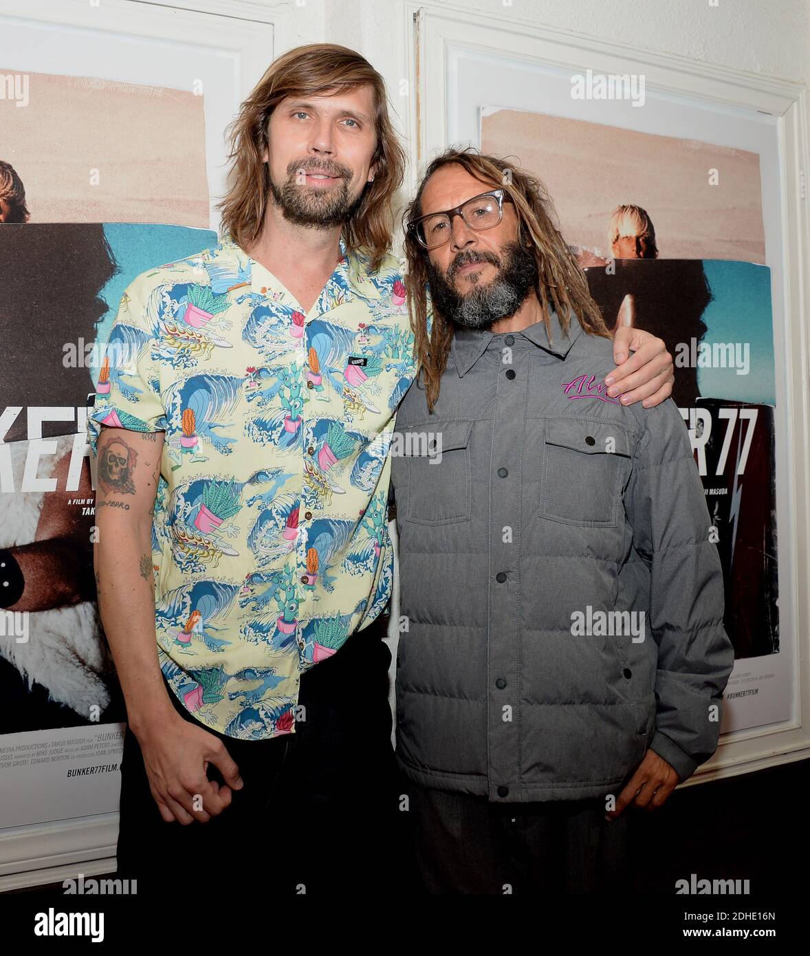 Pedro Winter and Tony Alva attend the Bunker77 premiere at the Astro Theatre on November 1st, 2017 in Santa Monica, CA, USA. Photo by Lionel Hahn/ABACAPRESS.COM Stock Photo