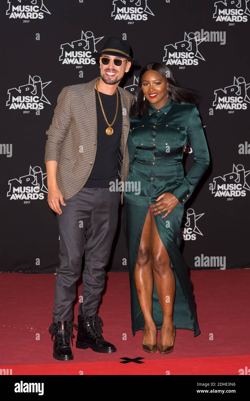 Lartiste and Awa Imani attending the 19th NRJ Music Awards ceremony