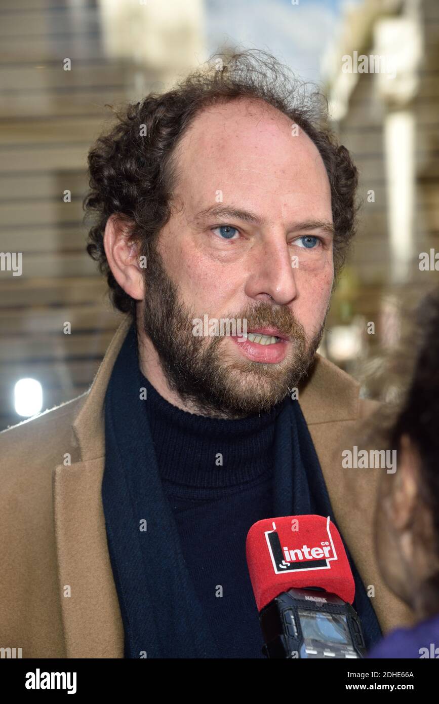 French writer Olivier Guez was awarded with the Renaudot prize for his book 'The Disappearance of Josef Mengele' at Drouant Restaurant in Paris, France on November 6, 2017. Photo by Alban Wyters /ABACAPRESS.COM Stock Photo