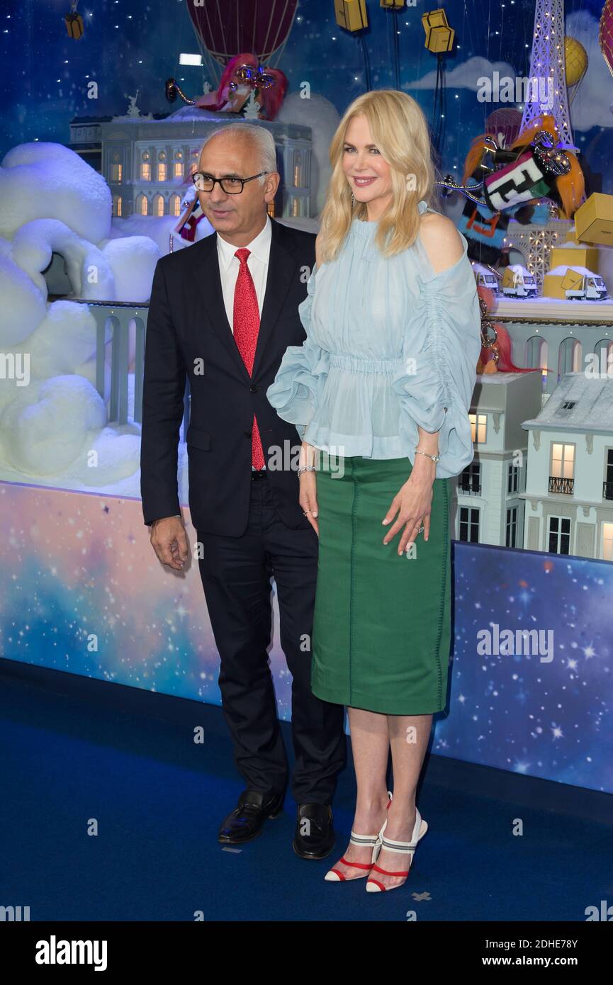 Nicole Kidman and Paolo de Cesare attending the Christmas Decorations