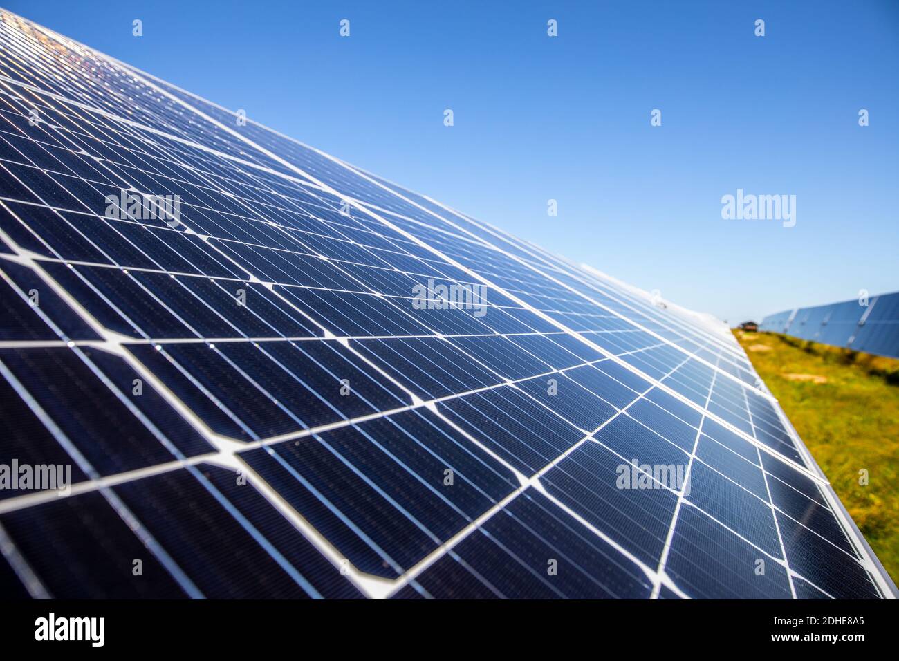 Solar Field Austin Solar field in Texas Stock Photo - Alamy