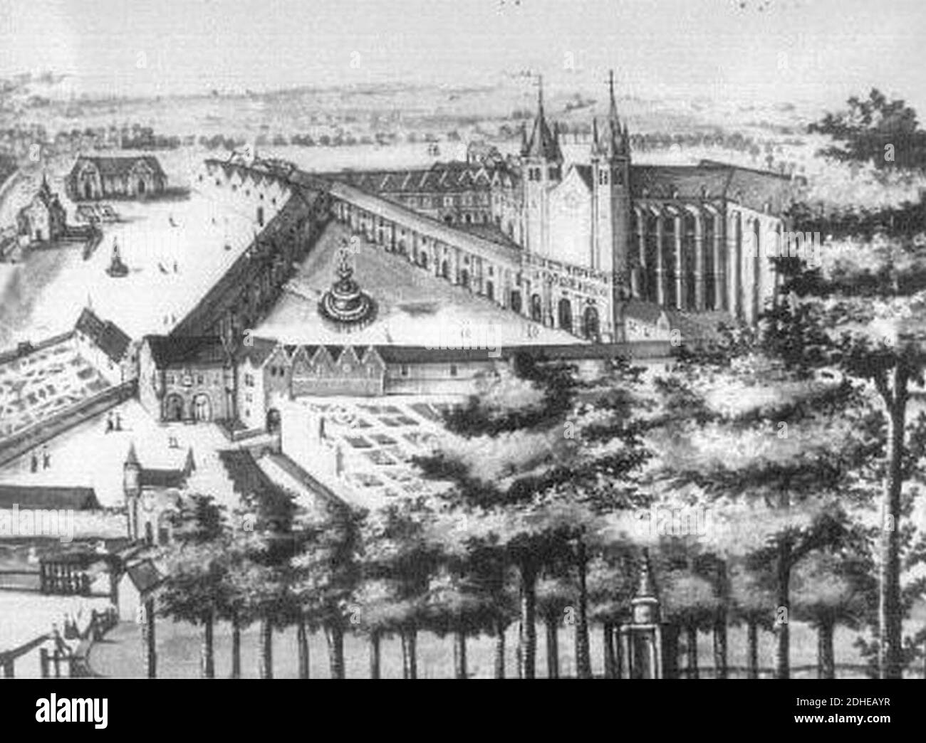 L'Abbaye de Vicoigne XVI siecle Stock Photo Alamy