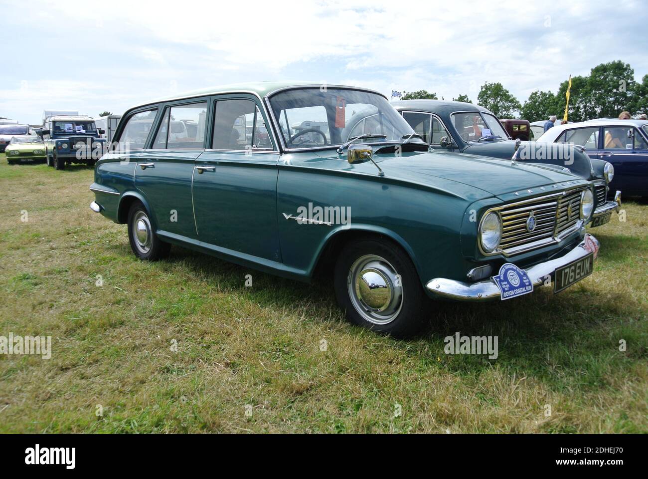 A Vauxhall Victor Super Estate parked up on display at the Torbay Steam Fair, Churston, Devon, England, UK. Stock Photo