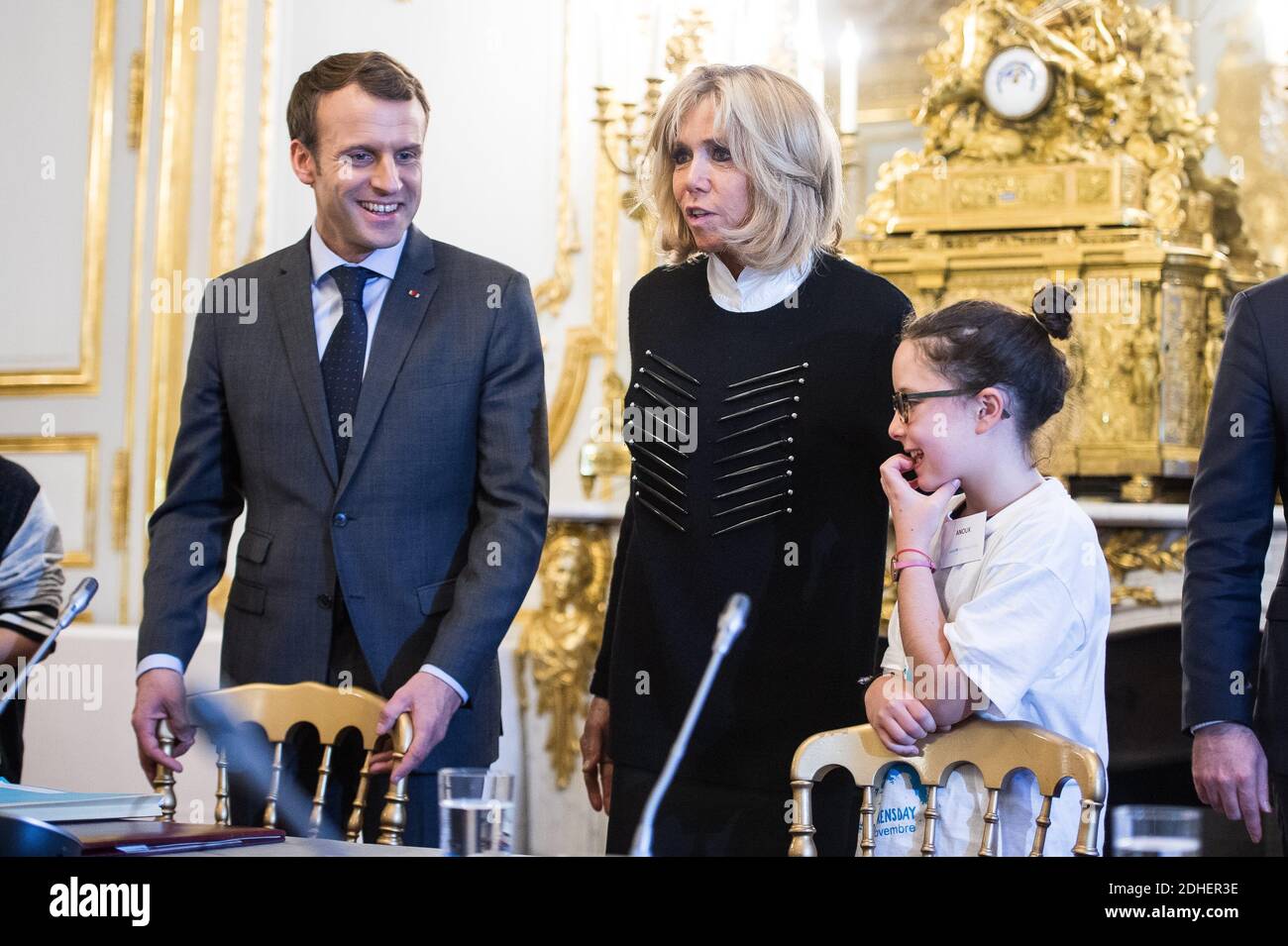 Emmanuel macron children hi res stock photography and images Alamy