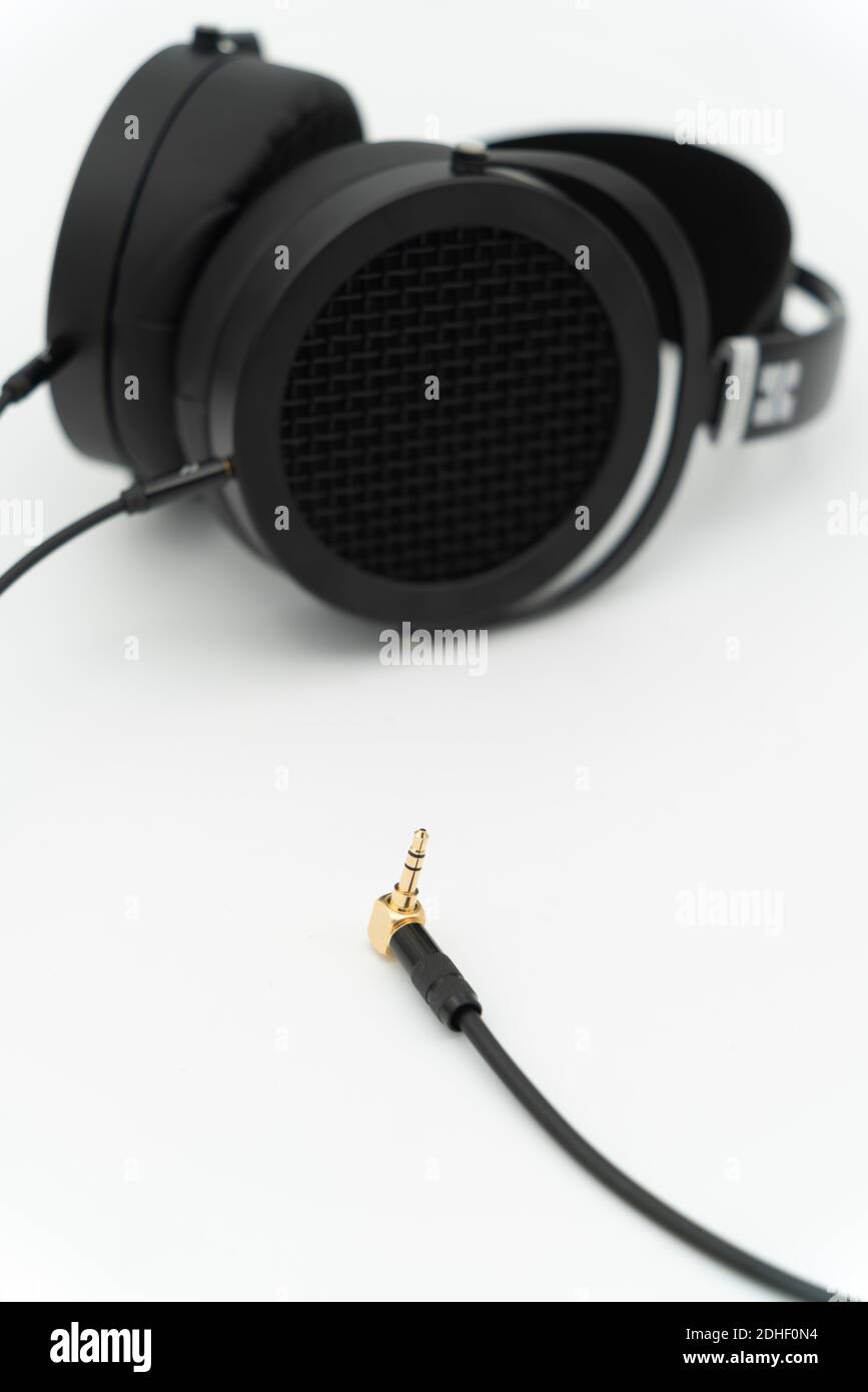 Hifiman Sundara planar headphones cut out isolated on white background Stock Photo
