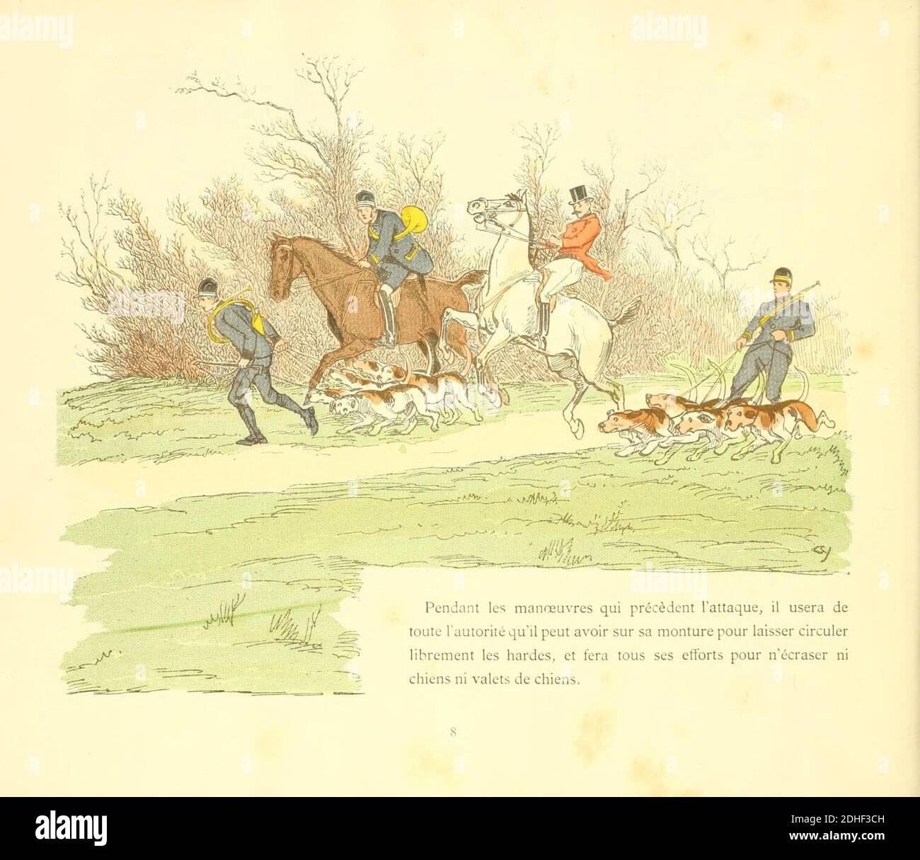 La chasse a courre (Page 44) BHL19066160 Stock Photo - Alamy