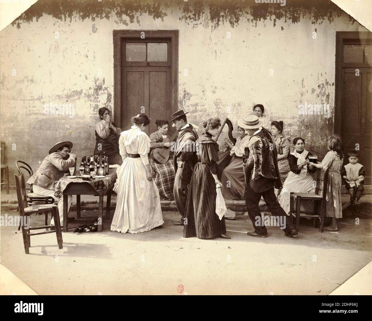 La Cueca Chile Central Stock Photo Alamy