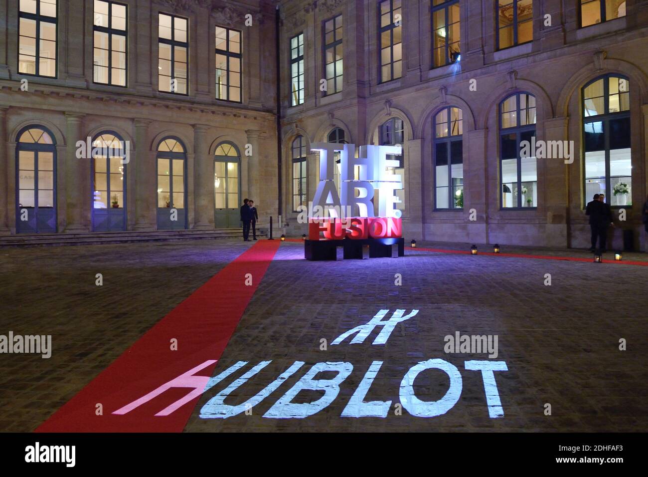 General atmosphere during the Hublot and Berluti Watches Unveiling at the Hotel d'Evreux in Paris, France on December 04, 2017. Photo by Aurore Marechal/ABACAPRESS.COM Stock Photo