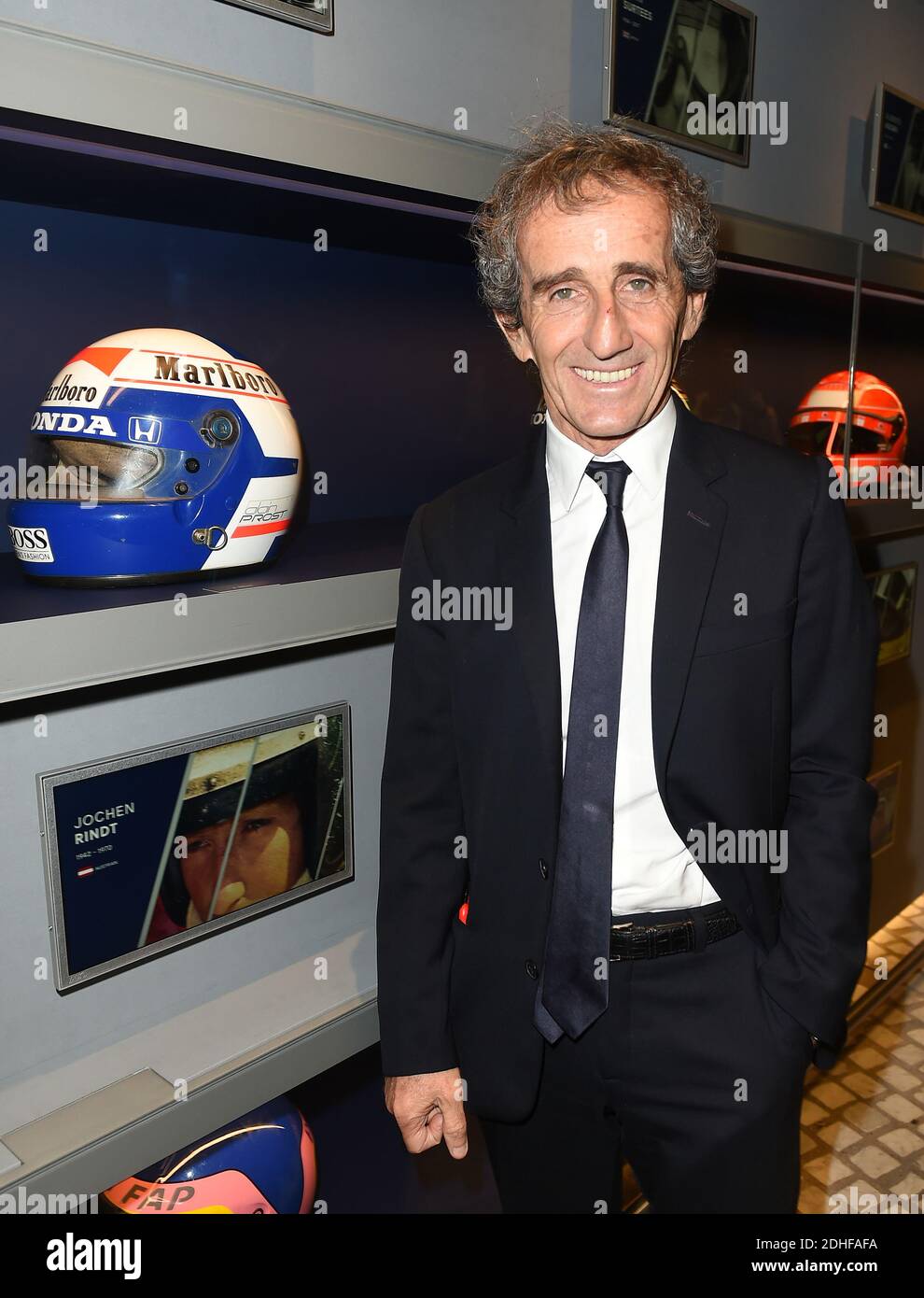 Formula 1 Word Champions Alain Prost attending the FIA Hall of Fame