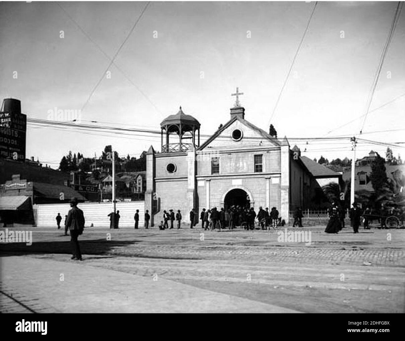 La Iglesia de Nuestra Señora Reina de los Angeles Stock Photo Alamy