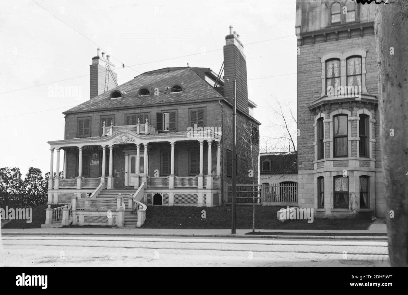 La Maison Joseph a Kincardine Place vers 1880. Stock Photo