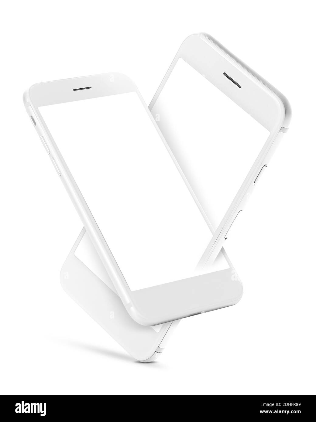 Hand using mobile phones Cut Out Stock Images Pictures Alamy