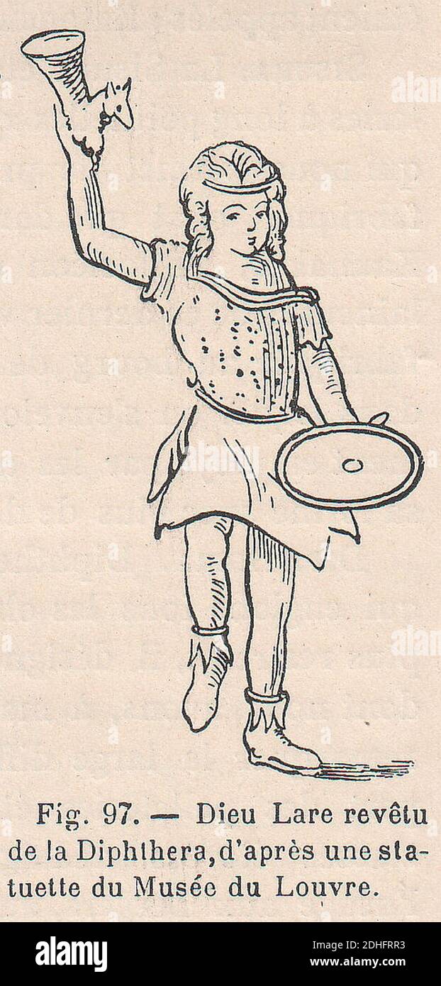 La pelleterie et le vêtement de fourrure dans l'antiquité (page 276). Stock Photo